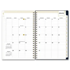 Blue Sky 8 in. x 5 in. 12-Month (Jan-Dec 2026) Day Designer Peyton Weekly/Monthly Planner - Navy Cover