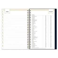 Blue Sky 8 in. x 5 in. 12-Month (Jan-Dec 2026) Day Designer Peyton Weekly/Monthly Planner - Navy Cover