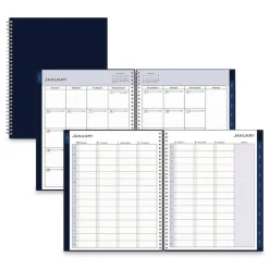 Blue Sky 11 in. x 8.5 in. 12-Month (Jan to Dec): 2026 Passages Weekly Appointment Book and Monthly Planner - Navy Cover