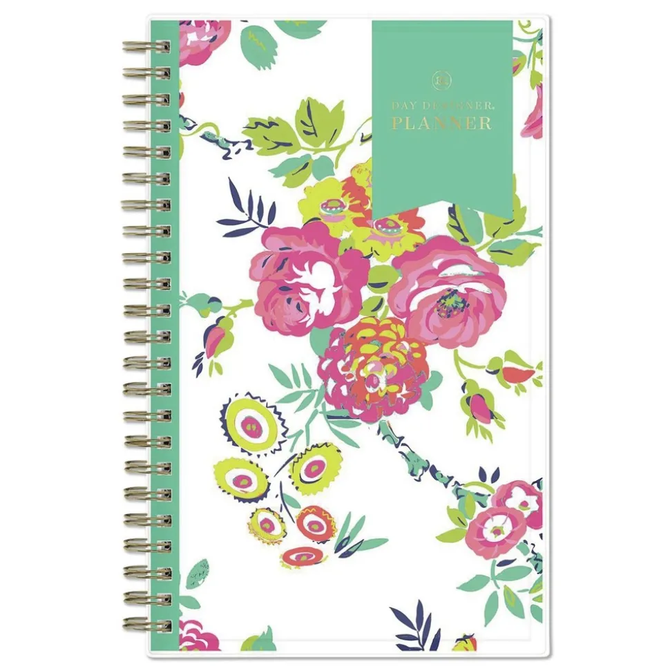 Blue Sky 8 in. x 5 in. 12-Month (Jan-Dec 2026) Day Designer Peyton Weekly/Monthly Planner - White