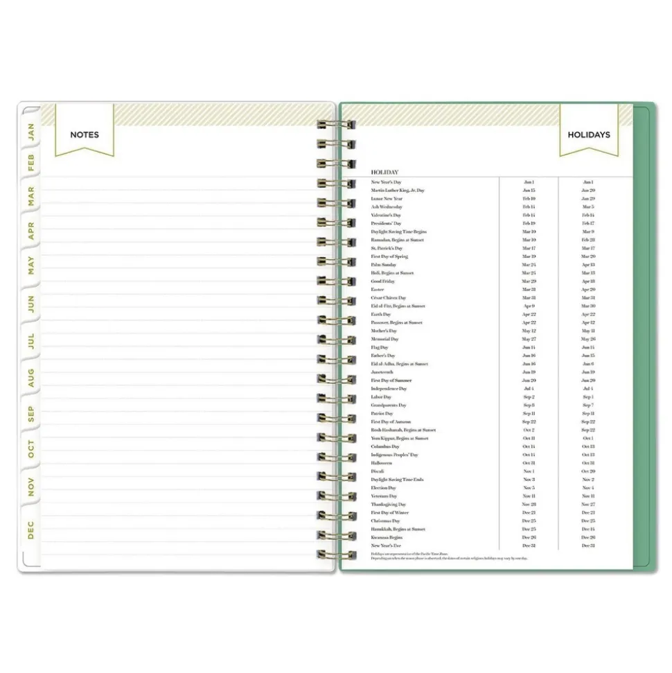 Blue Sky 8 in. x 5 in. 12-Month (Jan-Dec 2026) Day Designer Peyton Weekly/Monthly Planner - White