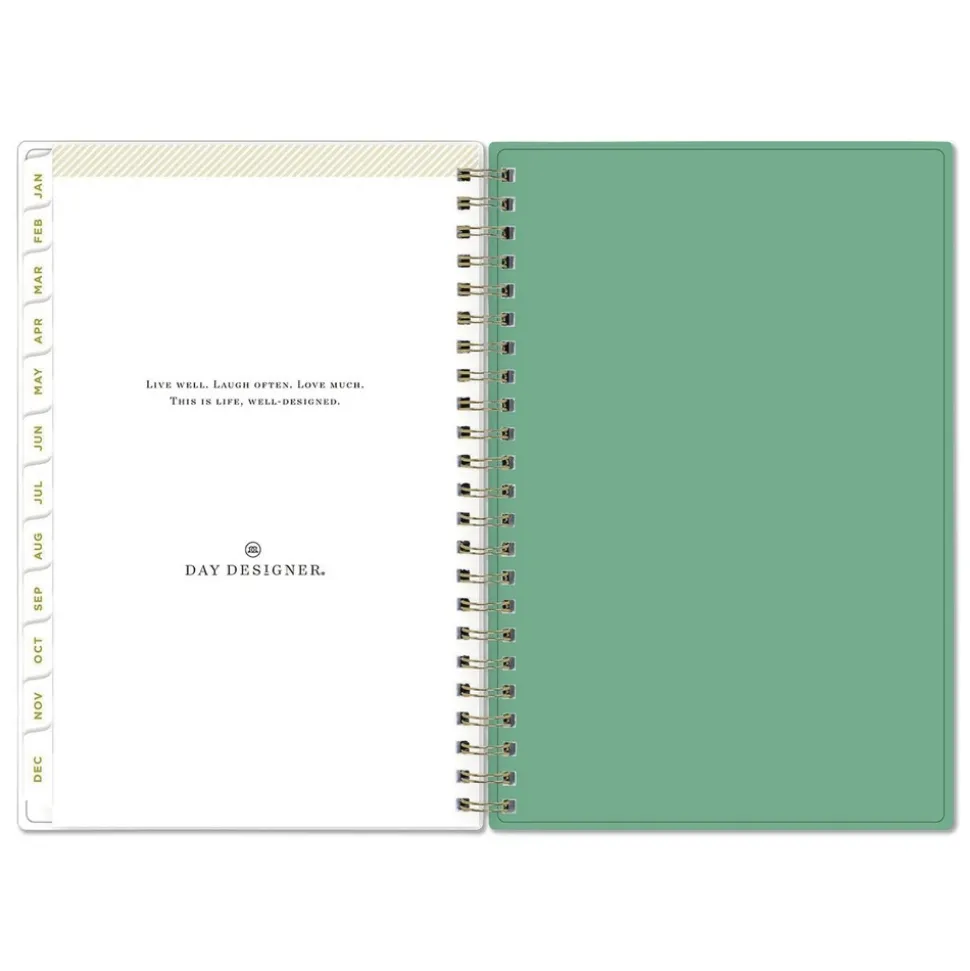 Blue Sky 8 in. x 5 in. 12-Month (Jan-Dec 2026) Day Designer Peyton Weekly/Monthly Planner - White
