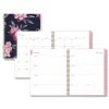 Blue Sky 11 in. x 8.5 in. 12-Month (Jan to Dec): 2026 Mimi Pink Monthly Planner - Floral Artwork, Pink/Blue/Rose Cover