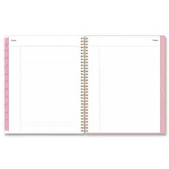 Blue Sky 11 in. x 8.5 in. 12-Month (Jan to Dec): 2026 Mimi Pink Monthly Planner - Floral Artwork, Pink/Blue/Rose Cover