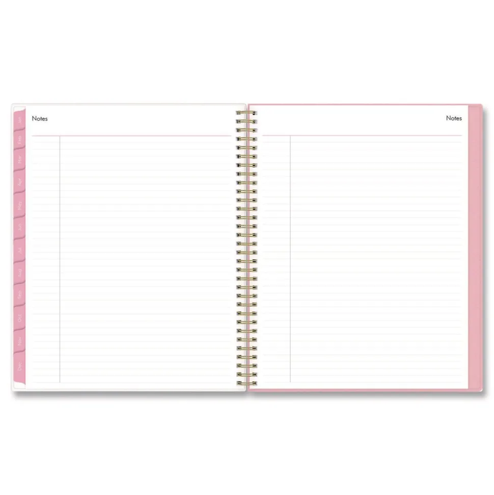 Blue Sky 11 in. x 8.5 in. 12-Month (Jan to Dec): 2026 Mimi Pink Monthly Planner - Floral Artwork, Pink/Blue/Rose Cover