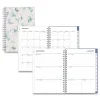 Blue Sky 8 in. x 5 in. 12-Month (Jan-Dec 2026) Lindley Weekly/Monthly Planner - White/Blue/Green Cover
