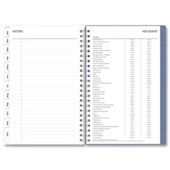 Blue Sky 8 in. x 5 in. 12-Month (Jan-Dec 2026) Lindley Weekly/Monthly Planner - White/Blue/Green Cover