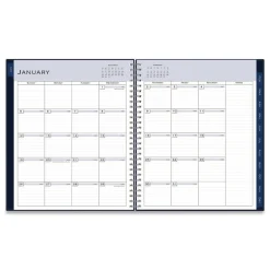 Blue Sky 10 in. x 8 in. 12-Month (Jan to Dec): 2026 Passages Monthly Planner - Navy Cover