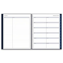 Blue Sky 10 in. x 8 in. 12-Month (Jan to Dec): 2026 Passages Monthly Planner - Navy Cover