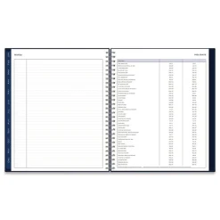 Blue Sky 10 in. x 8 in. 12-Month (Jan to Dec): 2026 Passages Monthly Planner - Navy Cover