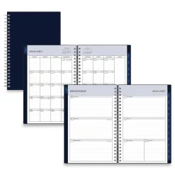 Blue Sky 8 in.x 5 in. 12-Month (Jan to Dec): 2026 Passages Weekly/Monthly Planner - Navy Cover