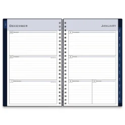 Blue Sky 8 in.x 5 in. 12-Month (Jan to Dec): 2026 Passages Weekly/Monthly Planner - Navy Cover