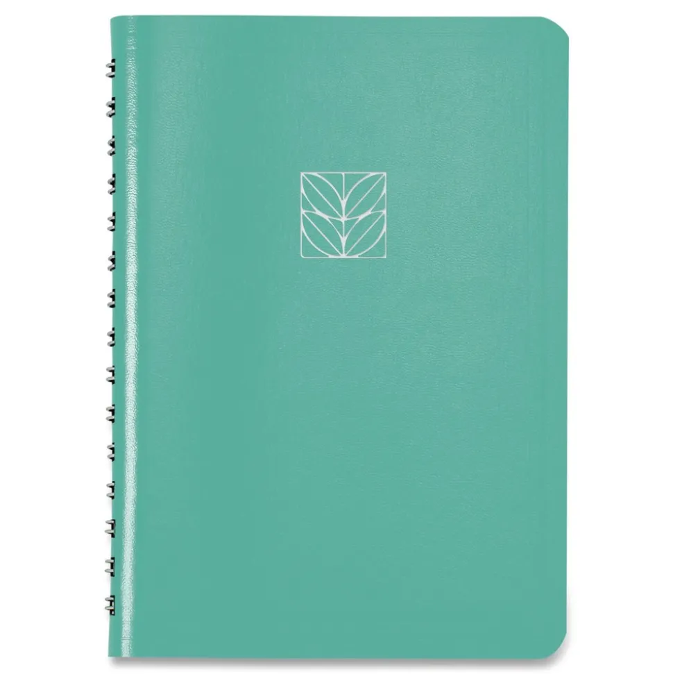 Blueline 8 in. x 5 in. 12-Month (Aug 2025-Jul 2026) Academic Daily/Monthly Planner - Cyan Cover
