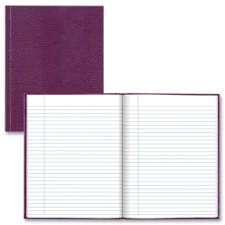 Blueline 9.25 in. x 7.25 in. Sheets Medium/College Rule 1-Subject Executive Notebook - Grape Cover
