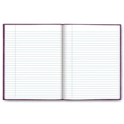 Blueline 9.25 in. x 7.25 in. Sheets Medium/College Rule 1-Subject Executive Notebook - Grape Cover