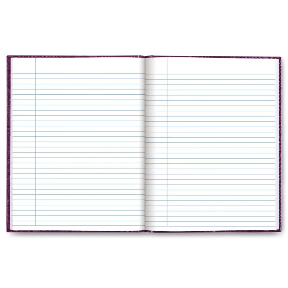 Blueline 9.25 in. x 7.25 in. Sheets Medium/College Rule 1-Subject Executive Notebook - Grape Cover