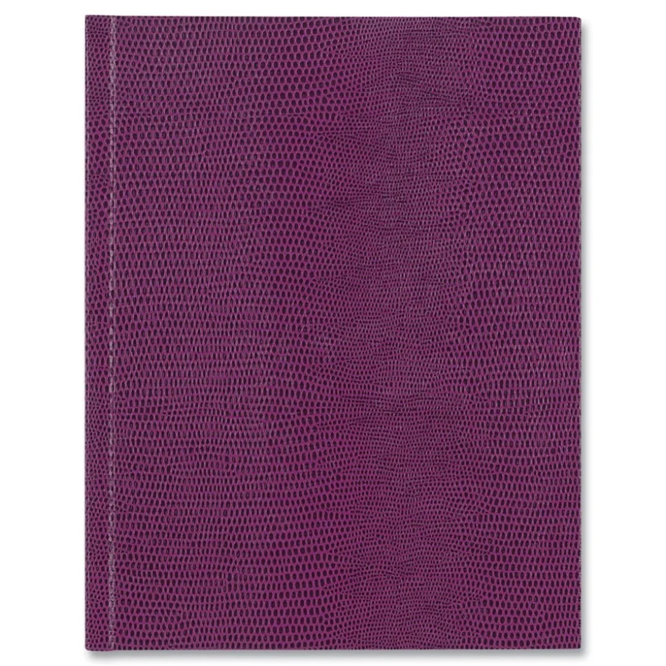 Blueline 9.25 in. x 7.25 in. Sheets Medium/College Rule 1-Subject Executive Notebook - Grape Cover