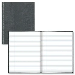 Blueline 9.25 in. x 7.25 in. Sheets Medium/College Rule 1-Subject Executive Notebook - Cool Gray Cover