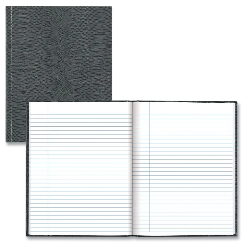 Blueline 9.25 in. x 7.25 in. Sheets Medium/College Rule 1-Subject Executive Notebook - Cool Gray Cover