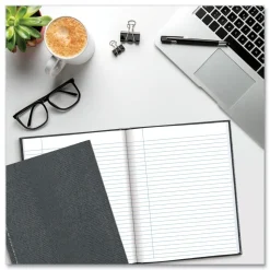 Blueline 9.25 in. x 7.25 in. Sheets Medium/College Rule 1-Subject Executive Notebook - Cool Gray Cover