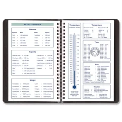 Blueline 12-Month (Jan to Dec): 2026 8 in. x 5 in. Plan and Link Weekly Planner - Black Cover