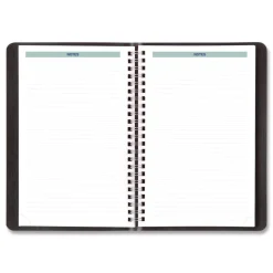 Blueline 12-Month (Jan to Dec): 2026 8 in. x 5 in. Plan and Link Weekly Planner - Black Cover
