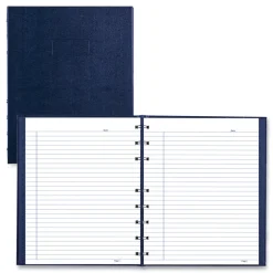 Blueline NotePro 9.25 in. x 7.25 in. Sheets Medium/College Rule 1-Subject Notebook - Indigo Blue Cover