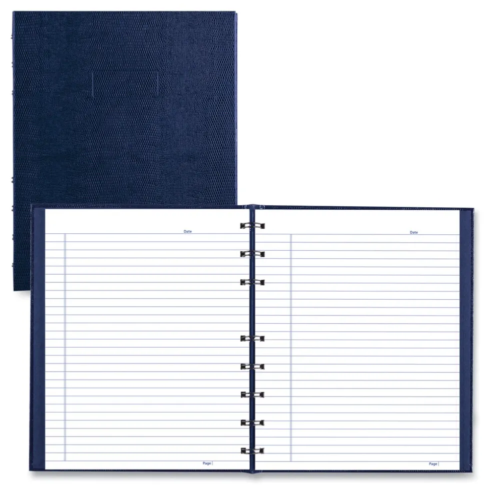 Blueline NotePro 9.25 in. x 7.25 in. Sheets Medium/College Rule 1-Subject Notebook - Indigo Blue Cover