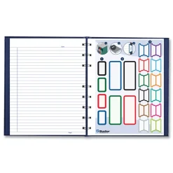Blueline NotePro 9.25 in. x 7.25 in. Sheets Medium/College Rule 1-Subject Notebook - Indigo Blue Cover