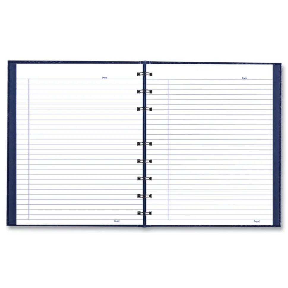 Blueline NotePro 9.25 in. x 7.25 in. Sheets Medium/College Rule 1-Subject Notebook - Indigo Blue Cover