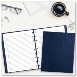 Blueline NotePro 9.25 in. x 7.25 in. Sheets Medium/College Rule 1-Subject Notebook - Indigo Blue Cover