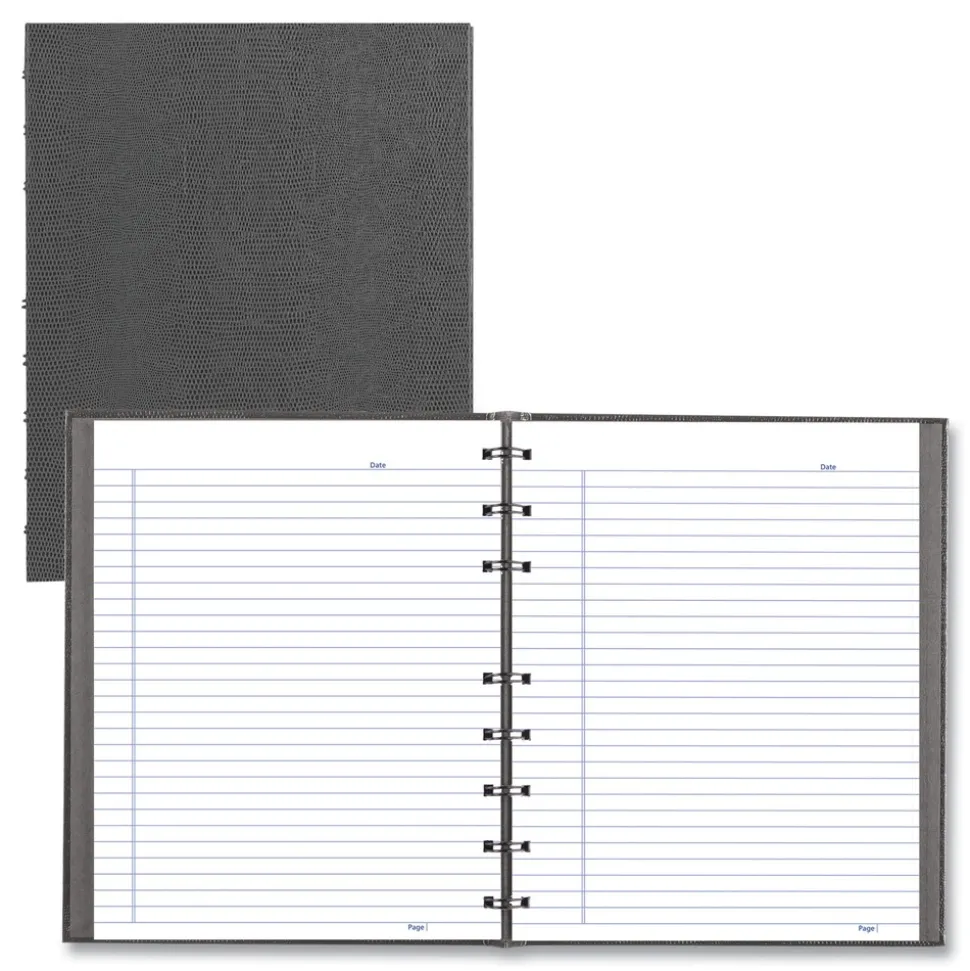 Blueline NotePro 9.25 in. x 7.25 in. Sheets Medium/College Rule 1-Subject Notebook - Cool Gray Cover