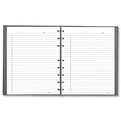 Blueline NotePro 9.25 in. x 7.25 in. Sheets Medium/College Rule 1-Subject Notebook - Cool Gray Cover
