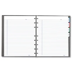 Blueline NotePro 9.25 in. x 7.25 in. Sheets Medium/College Rule 1-Subject Notebook - Cool Gray Cover
