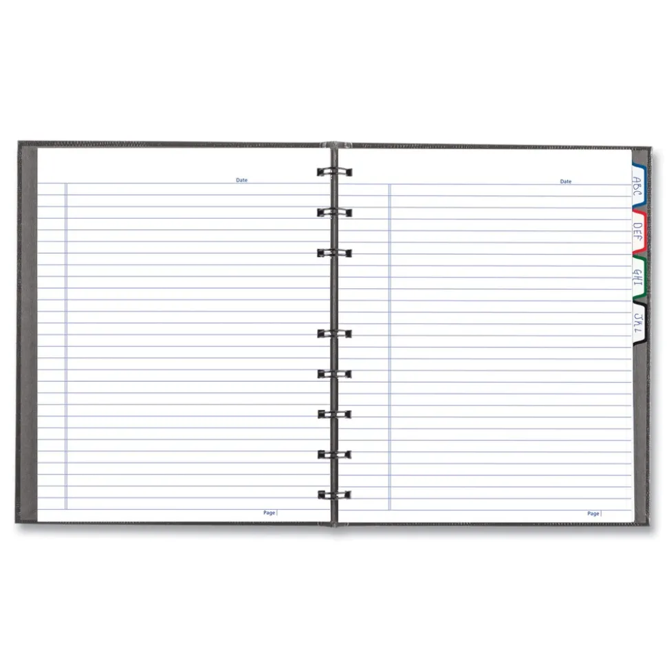 Blueline NotePro 9.25 in. x 7.25 in. Sheets Medium/College Rule 1-Subject Notebook - Cool Gray Cover