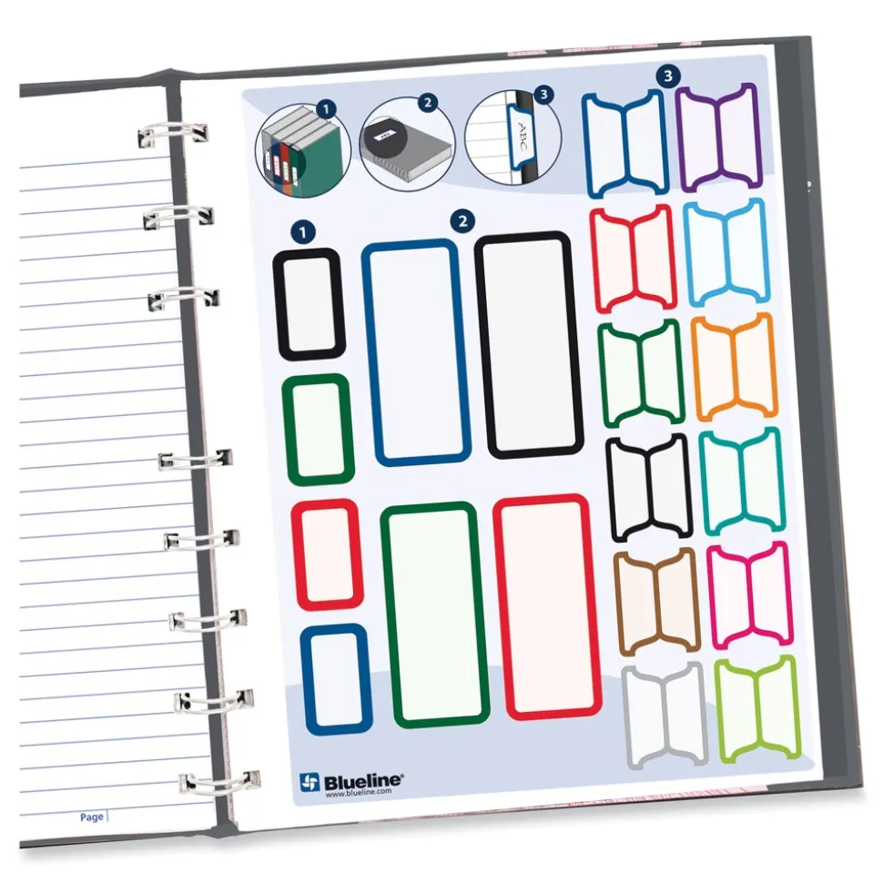 Blueline NotePro 9.25 in. x 7.25 in. Sheets Medium/College Rule 1-Subject Notebook - Pink/Gray Cover