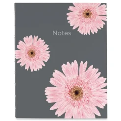 Blueline NotePro 9.25 in. x 7.25 in. Sheets Medium/College Rule 1-Subject Notebook - Pink/Gray Cover