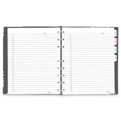 Blueline NotePro 9.25 in. x 7.25 in. Sheets Medium/College Rule 1-Subject Notebook - Pink/Gray Cover