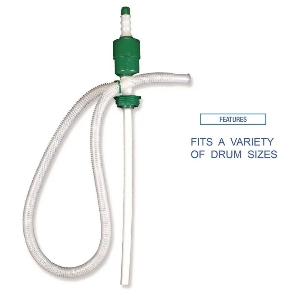 Boardwalk 516116 46 in. 5gpm Drum Pump - Clear (25/Carton)