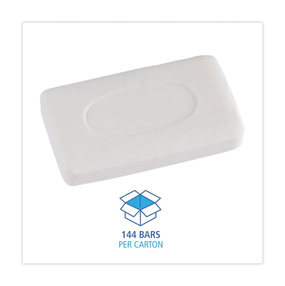 Boardwalk #3 Bar Unwrapped Face and Body Soap - Floral Fragrance (144/Carton)