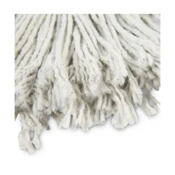Boardwalk #24 Cut-End Cotton Wet Mop Head - White (12/Carton)