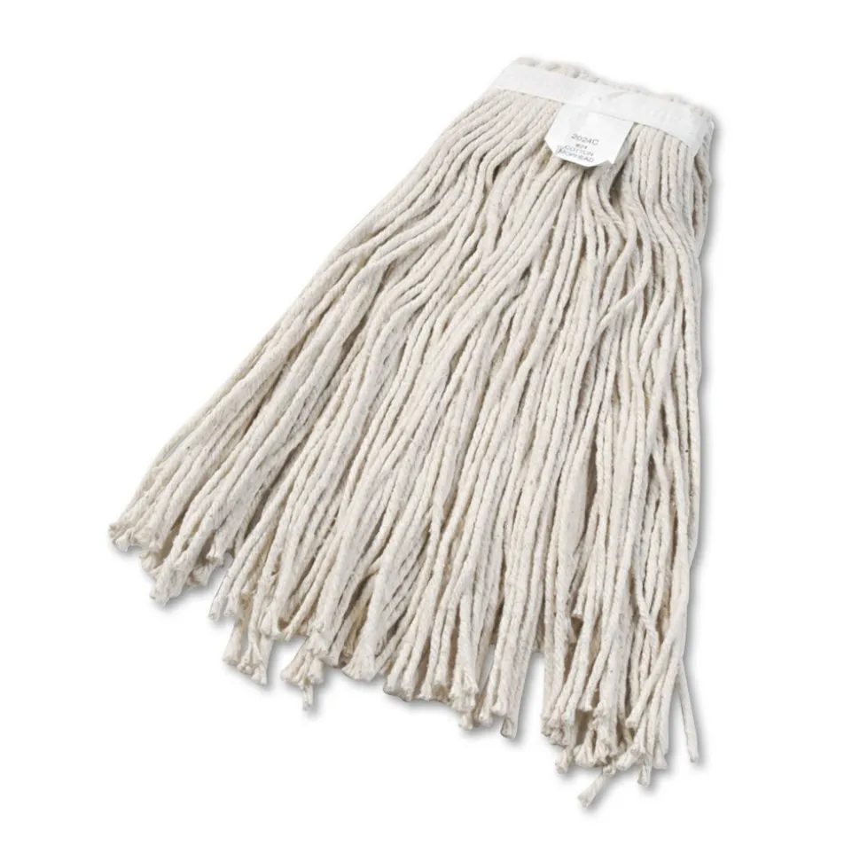 Boardwalk #24 Cut-End Cotton Wet Mop Head - White