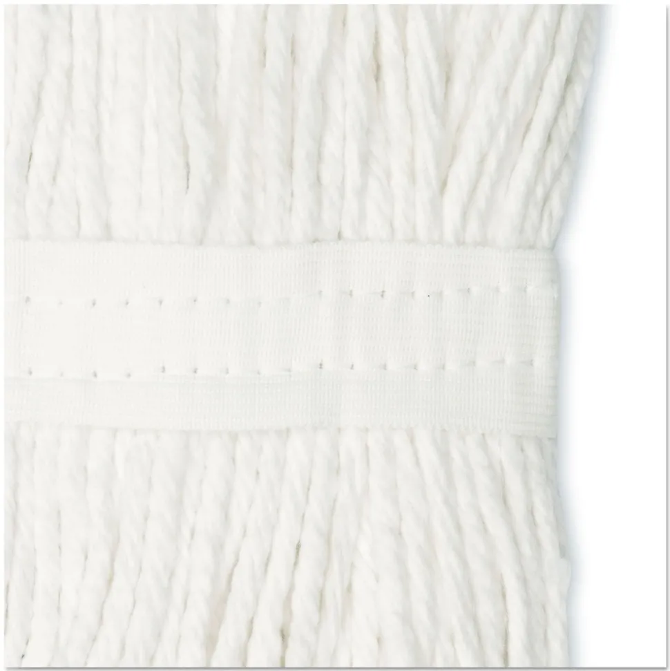 Boardwalk #24 Cut-End Cotton Wet Mop Head - White
