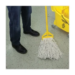 Boardwalk #32 Cut-End Cotton Mop Head - White (12/Carton)