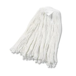 Boardwalk #20 Cut-End Rayon Wet Mop Head - White (12/Carton)