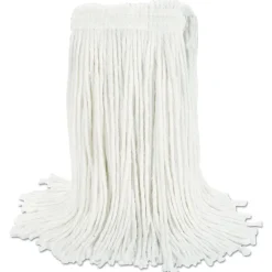 Boardwalk #20 Cut-End Rayon Wet Mop Head - White (12/Carton)
