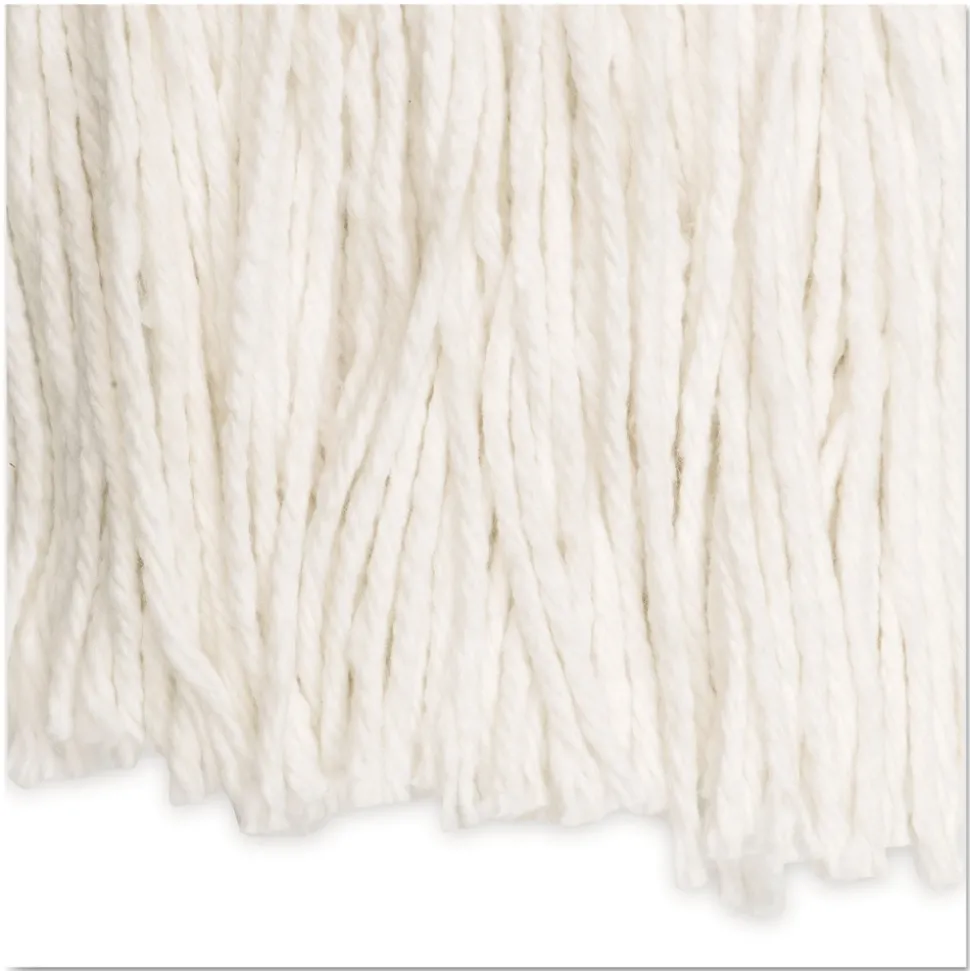 Boardwalk #20 Cut-End Rayon Wet Mop Head - White (12/Carton)