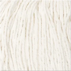 Boardwalk #20 Cut-End Rayon Wet Mop Head - White (12/Carton)