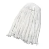 Boardwalk #24 Cut-End Rayon Wet Mop Head - White (12/Carton)