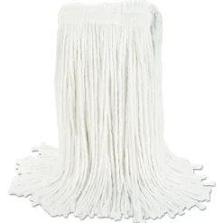 Boardwalk #24 Cut-End Rayon Wet Mop Head - White (12/Carton)